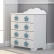 Bambino Casa Stelle Grandi Felici Blu - Комод Син 1